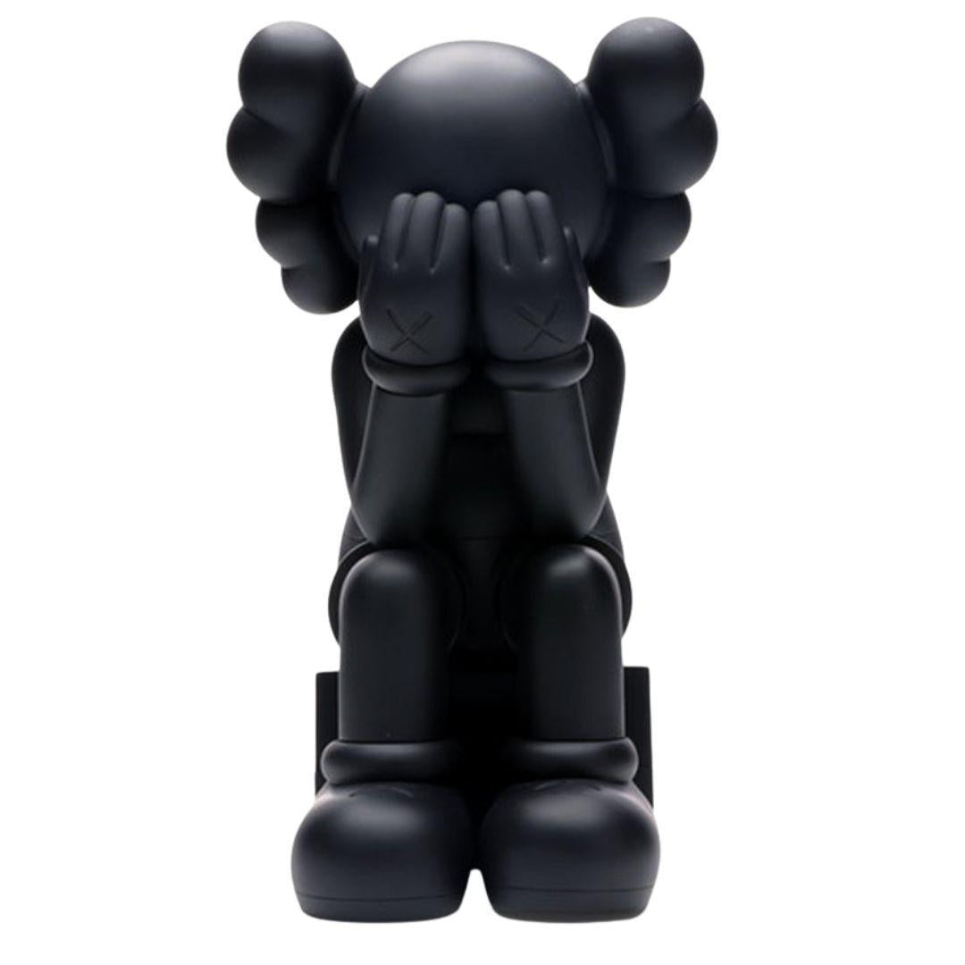KAWS PASSING THROUGH OPEN EDITION VINYL FIGURE BLACK