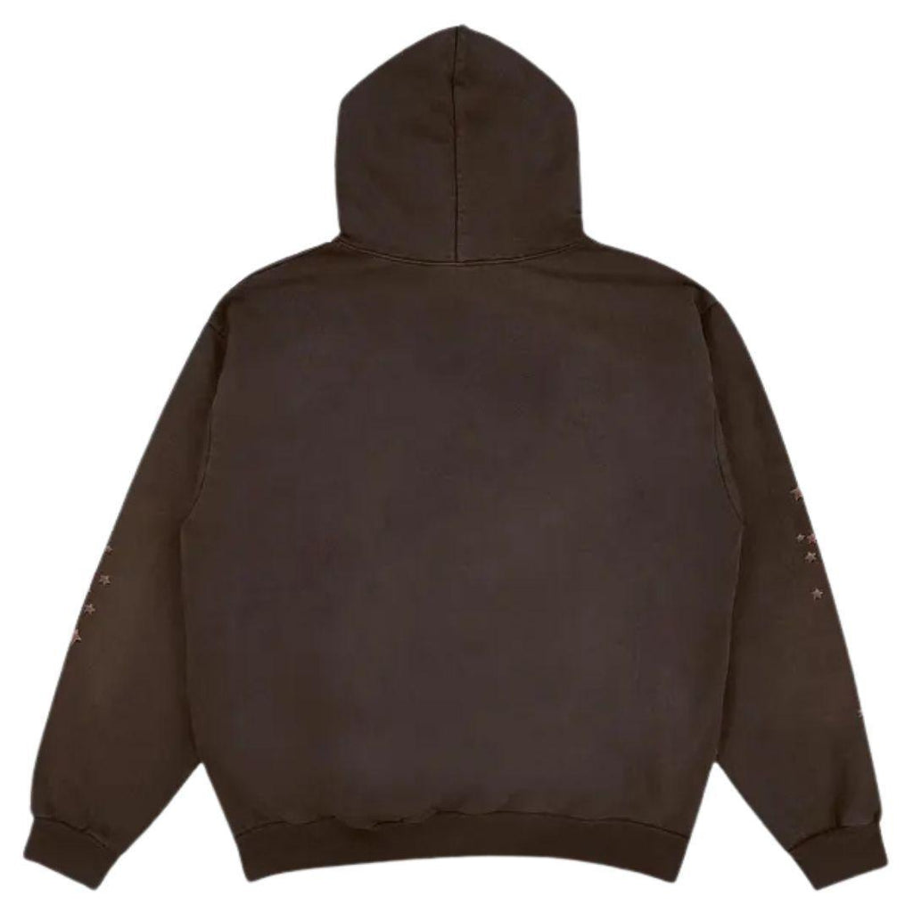 SP5DER X TRAVIS SCOTT DAYS BEFORE RODEO HOODIE BROWN