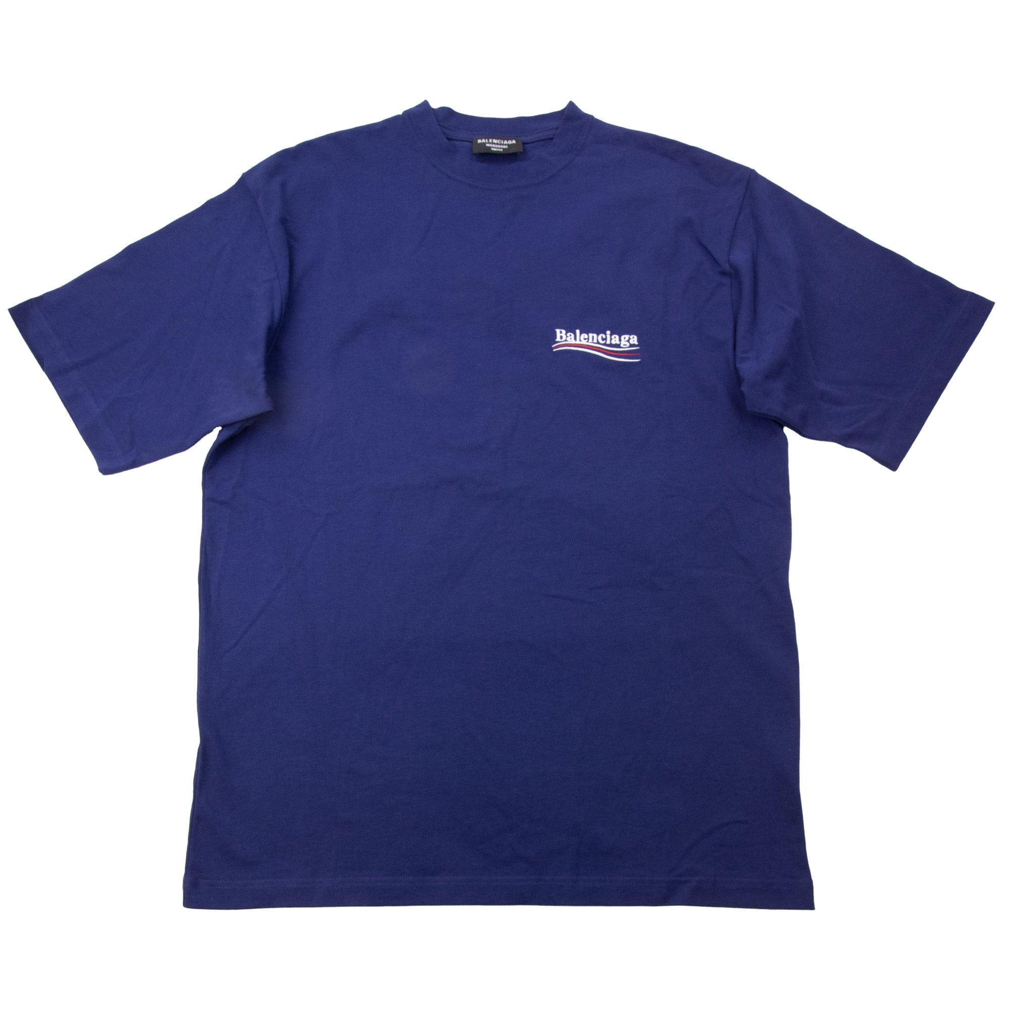 Pre-Loved Short Sleeve Political T Shirt Blue XS