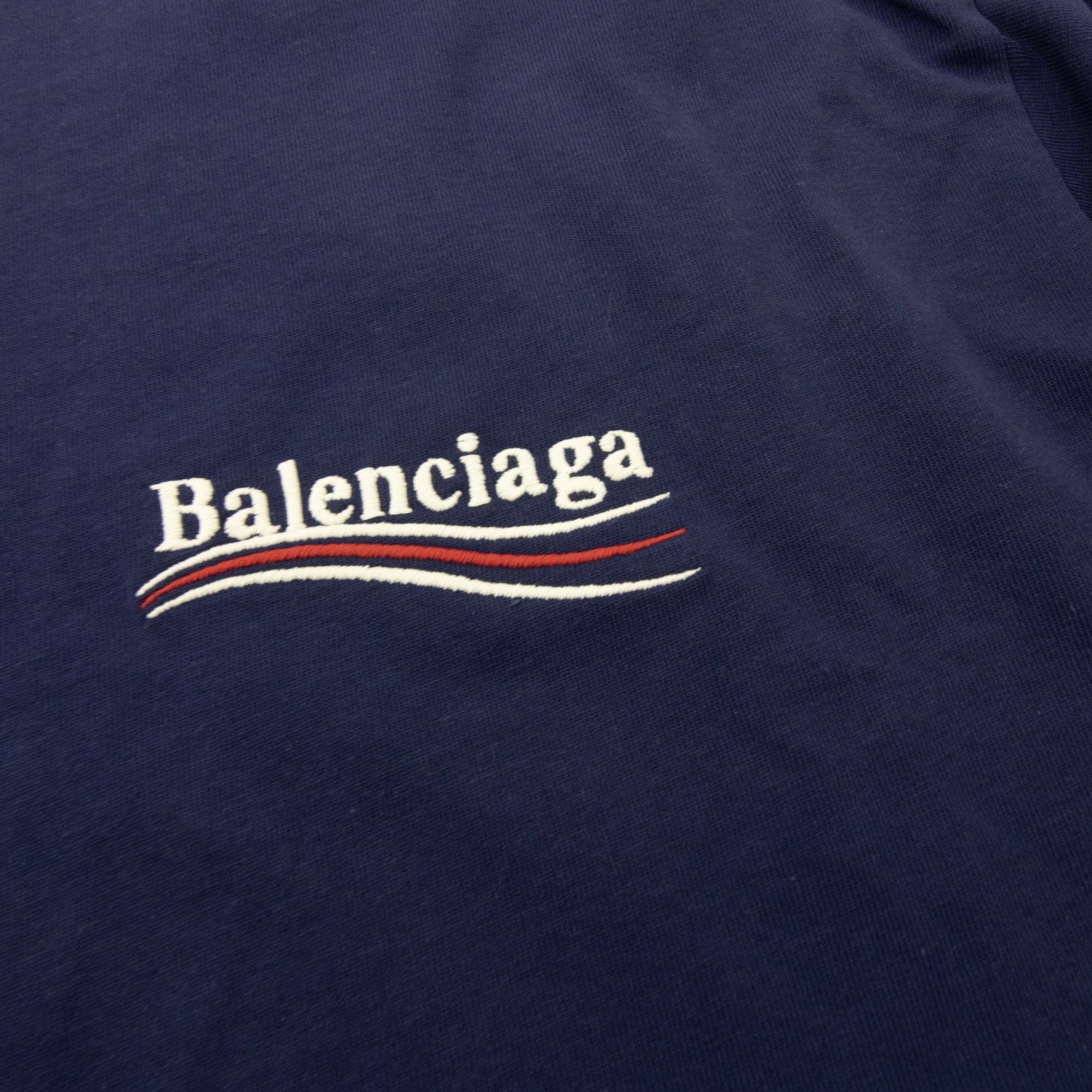 Pre-Loved Short Sleeve Political T Shirt Blue XS