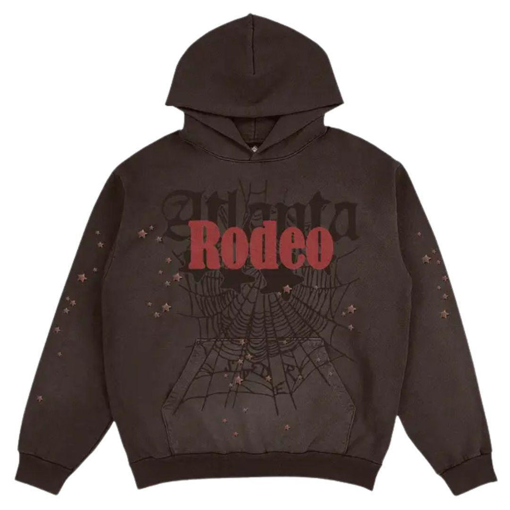 SP5DER X TRAVIS SCOTT DAYS BEFORE RODEO HOODIE BROWN