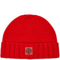 Stone Island Red Chunky Beanie
