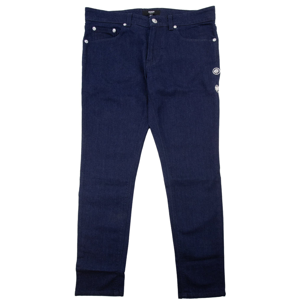 Pre-Loved Versus Five Pocket Denim Jeans Blue Scuro 32"