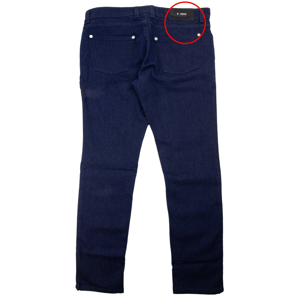 Pre-Loved Versus Five Pocket Denim Jeans Blue Scuro 32"