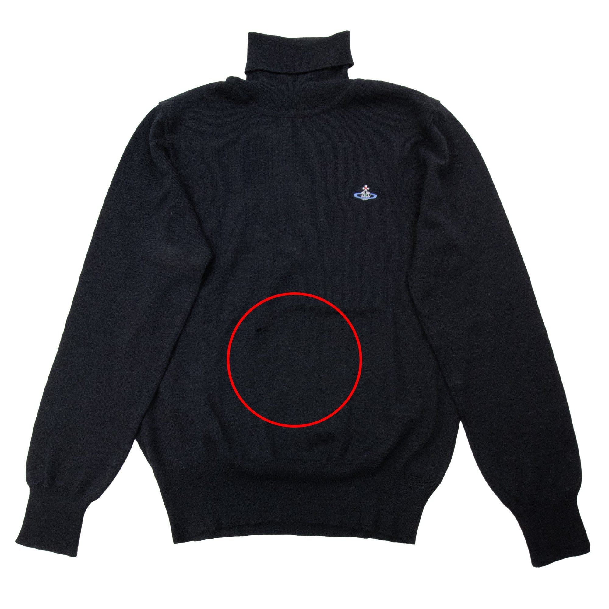 Pre-Loved Orb-embellished turtleneck jumper Large