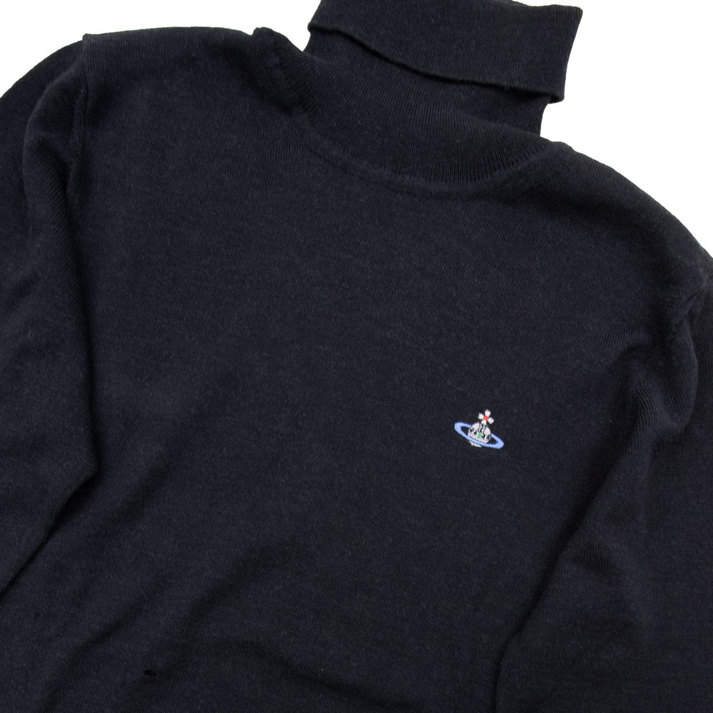 Pre-Loved Orb-embellished turtleneck jumper Large