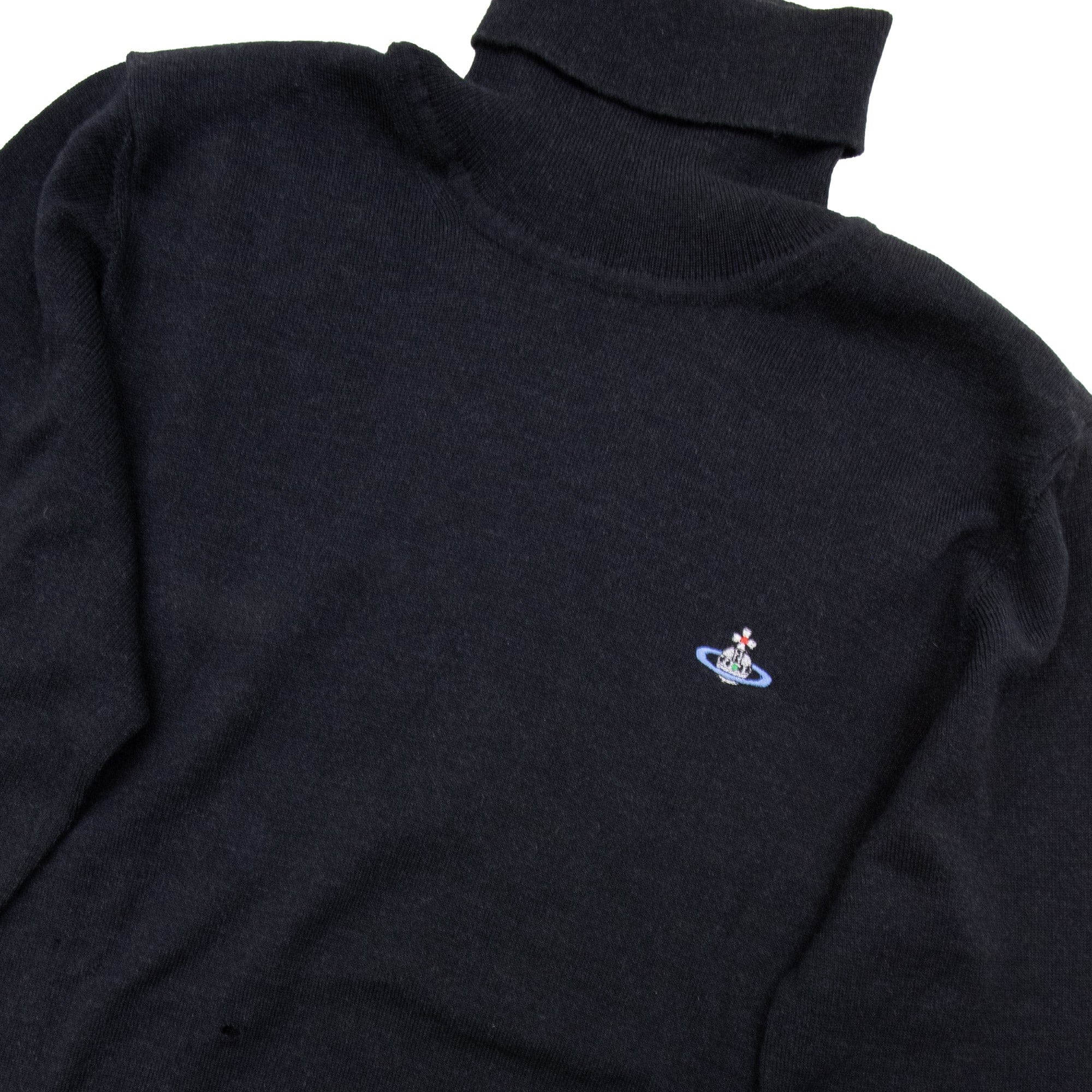 Pre-Loved Orb-embellished turtleneck jumper Large