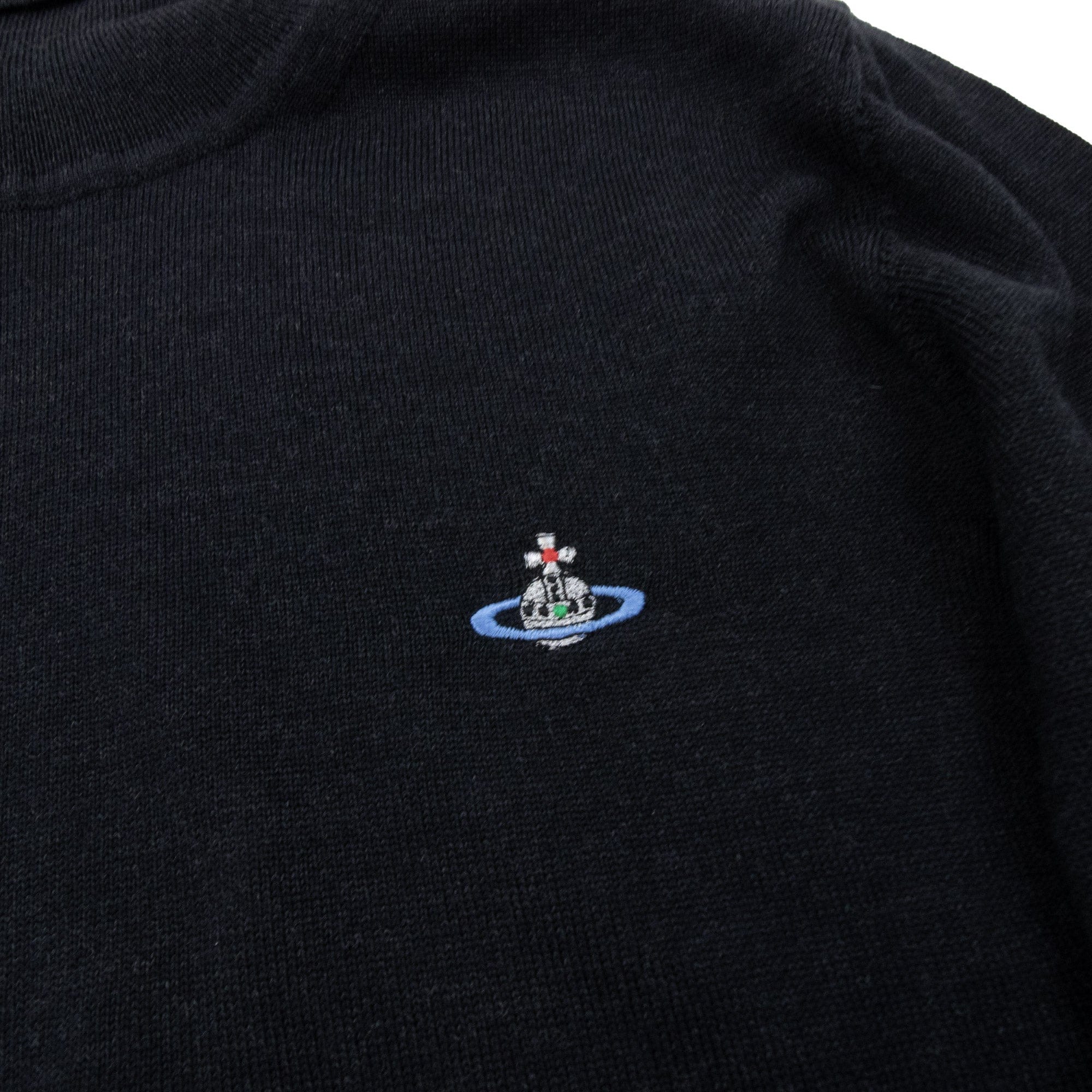 Pre-Loved Orb-embellished turtleneck jumper Large
