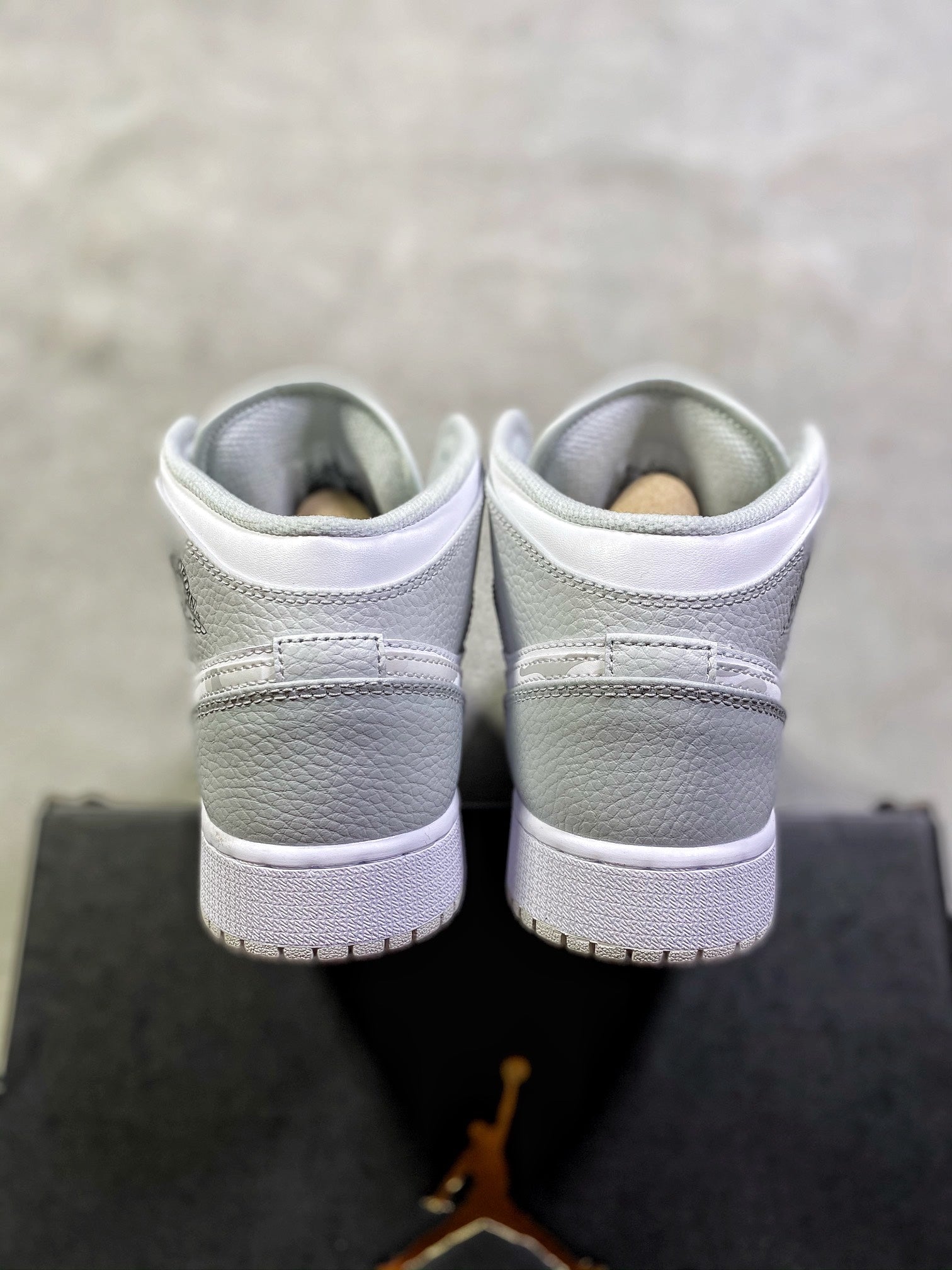 Air Jordan 1 Mid Grey Camo