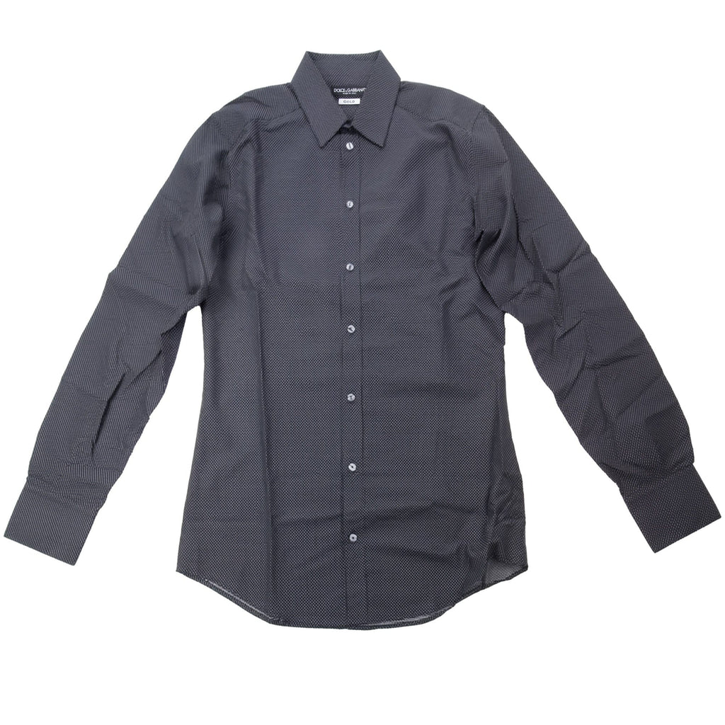 Pre-Loved Polka Dots Shirt Black 15"
