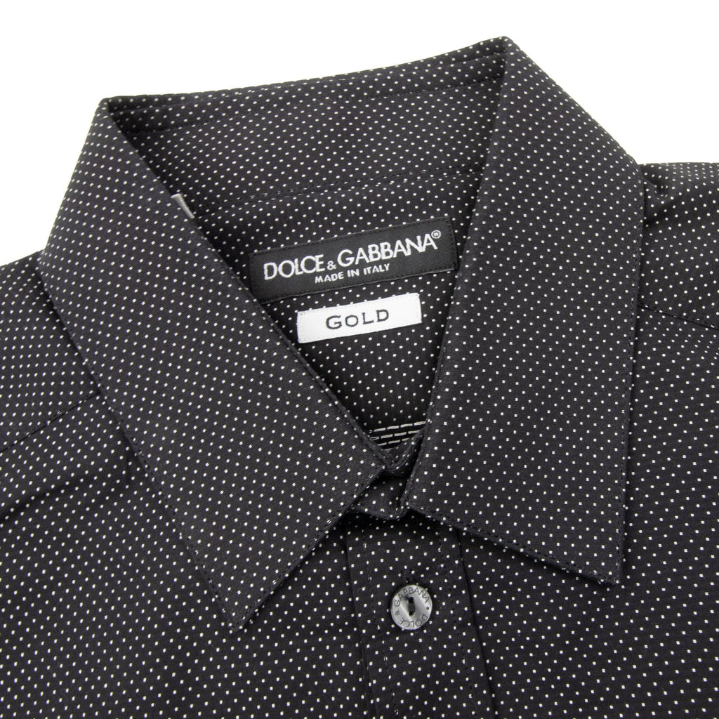 Pre-Loved Polka Dots Shirt Black 15"