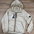 C.P. Company Nada Shell Lens Padded Jacket in Pistachio Shell