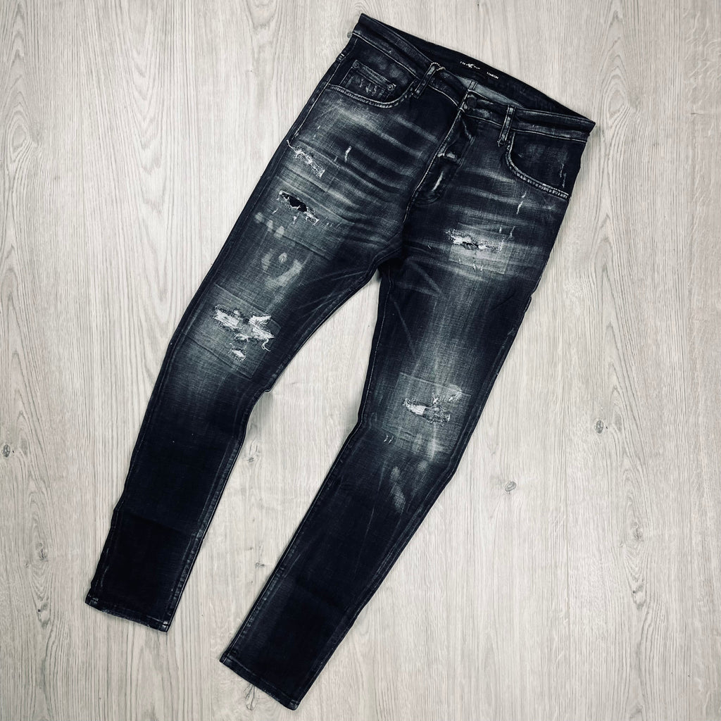 7TH HVN Slim Jeans - Black