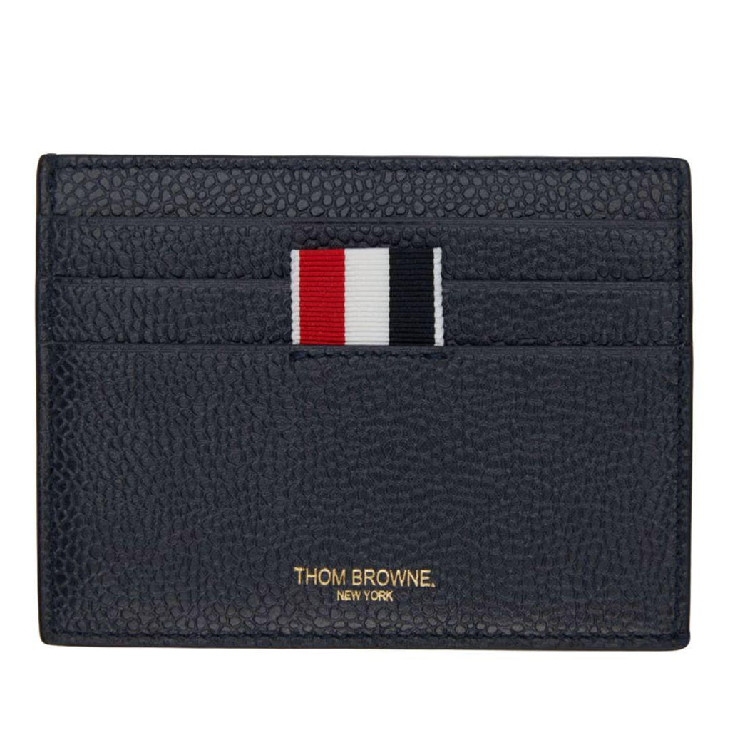 THOM BROWNE 4 BAR CARD HOLDER NAVY