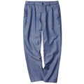 LINEN BLEND RELAXED PANTS FADED BLUE