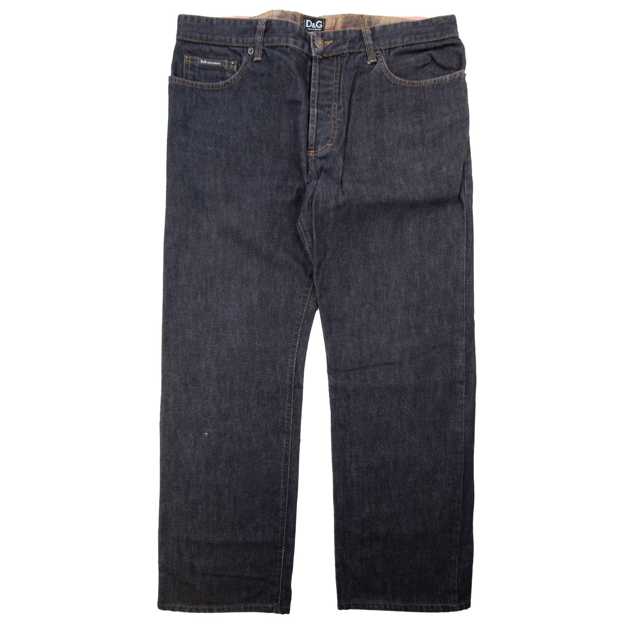 Pre-Loved Vintage Denim Jeans Black 35"