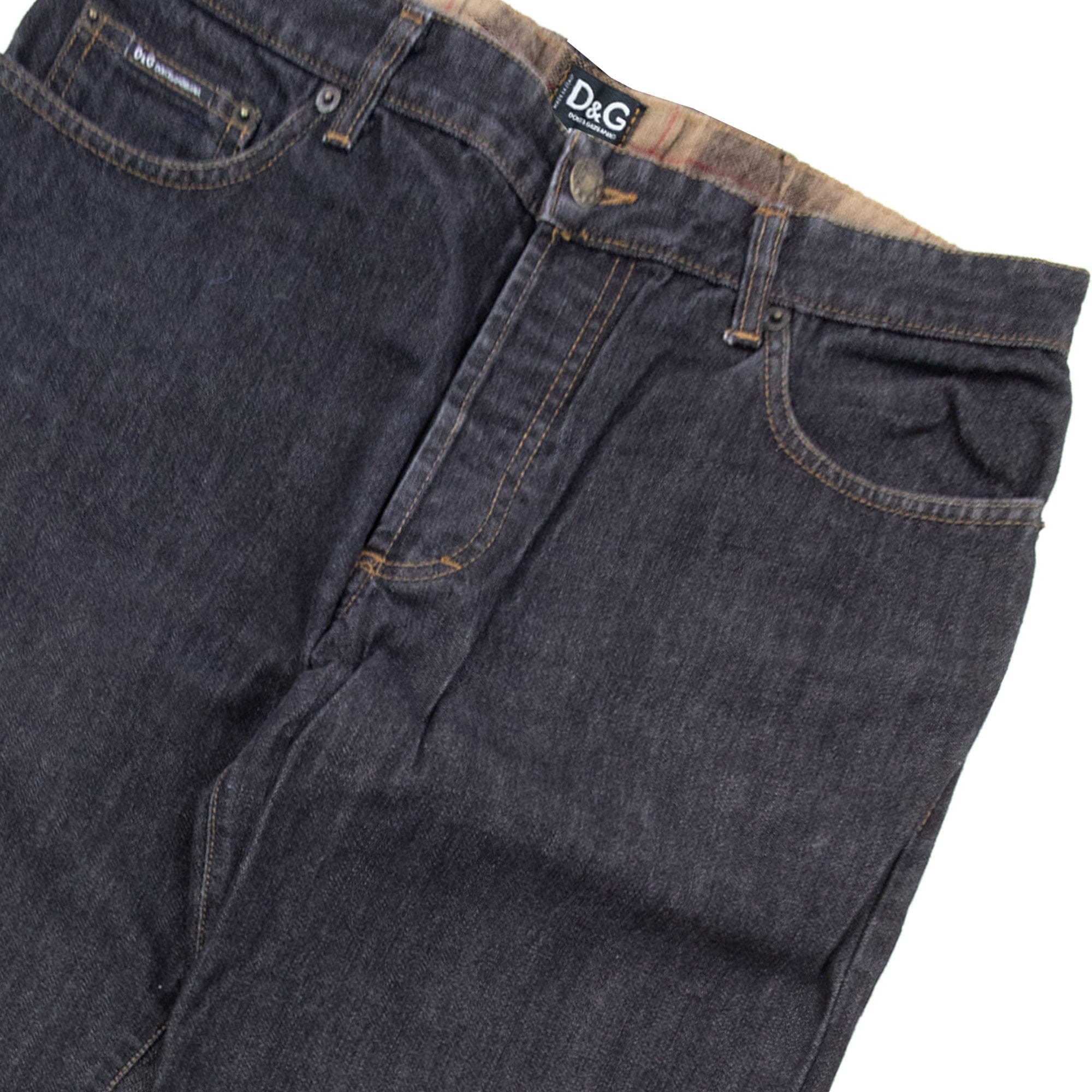 Pre-Loved Vintage Denim Jeans Black 35"