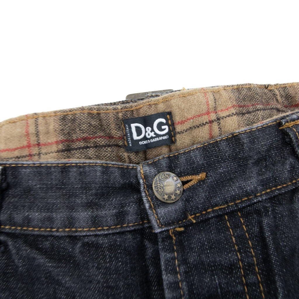 Pre-Loved Vintage Denim Jeans Black 35"