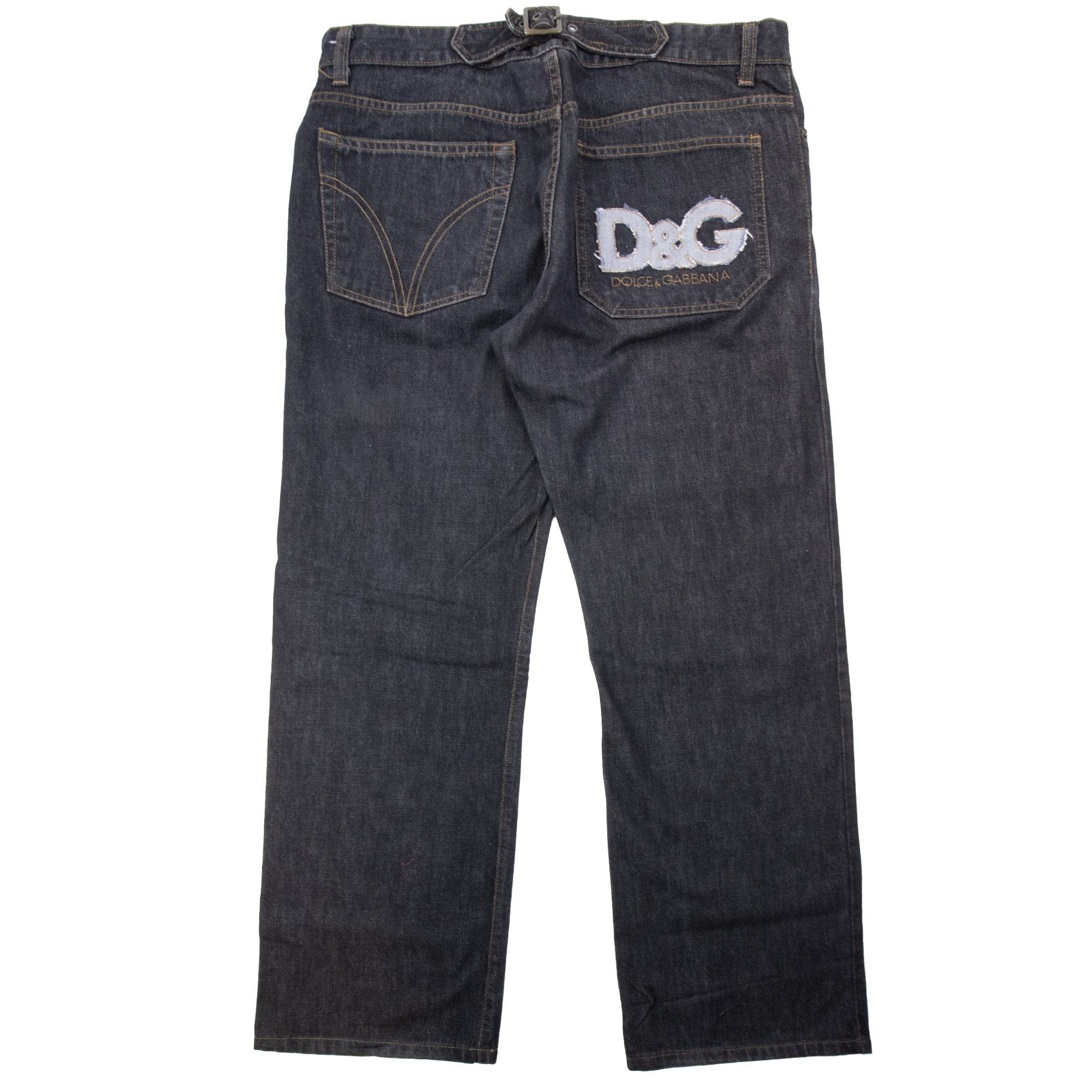 Pre-Loved Vintage Denim Jeans Black 35"