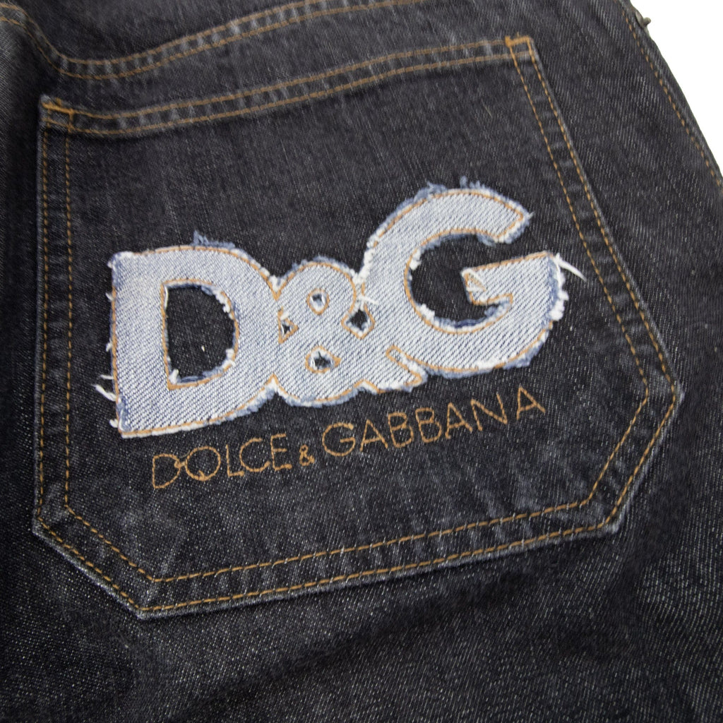 Pre-Loved Vintage Denim Jeans Black 35"
