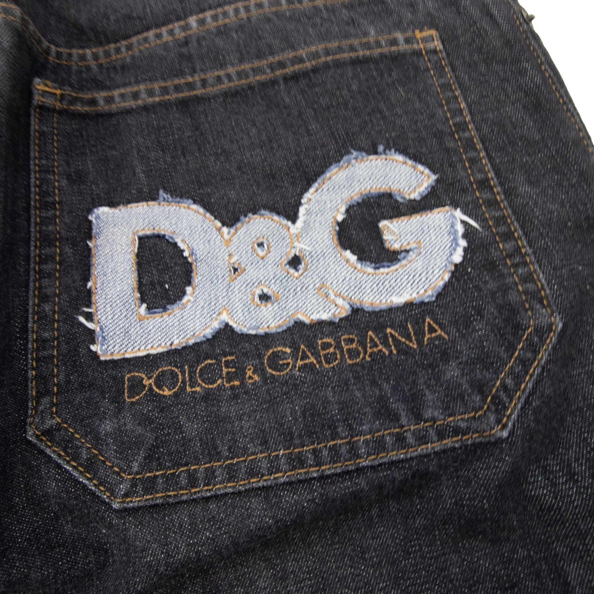 Pre-Loved Vintage Denim Jeans Black 35"