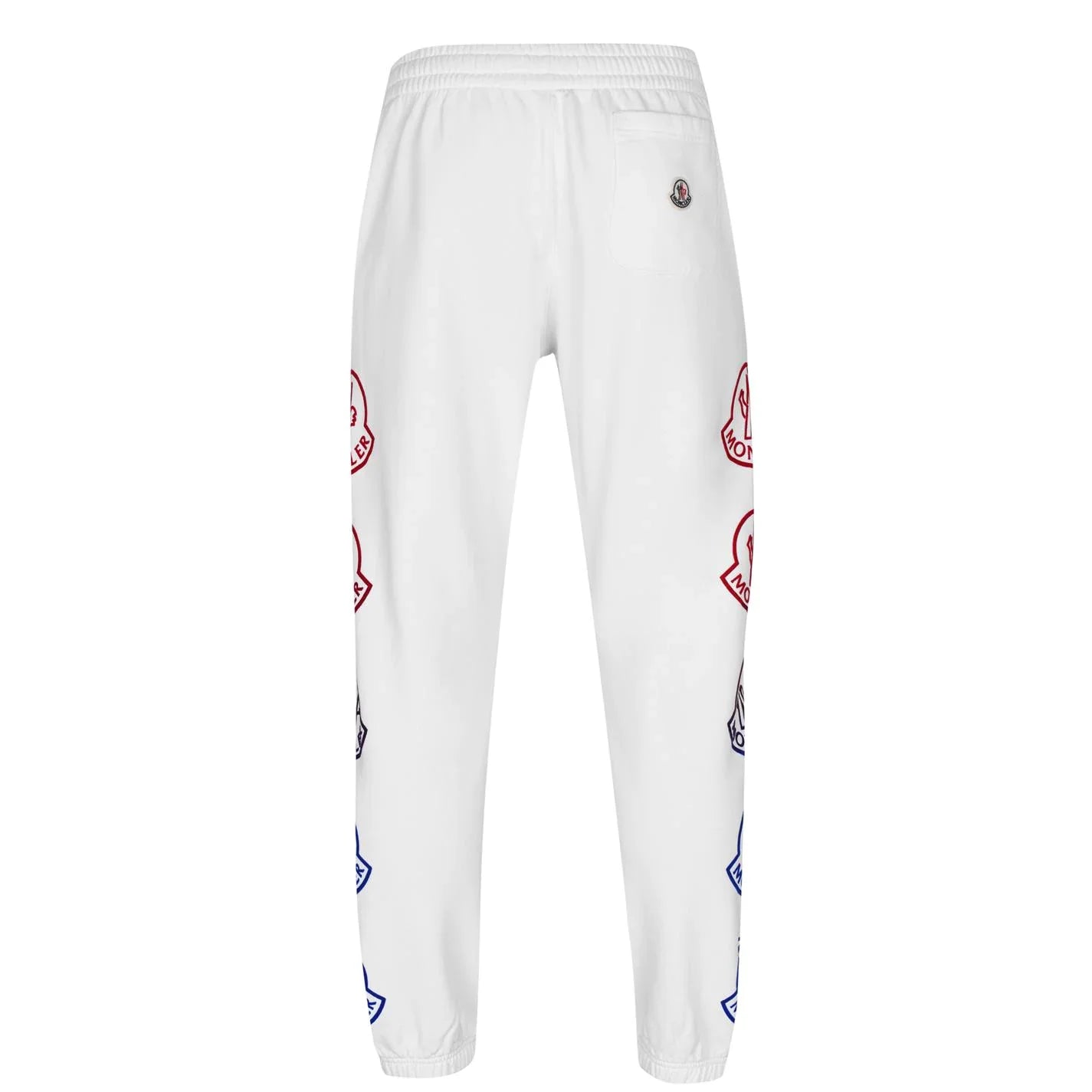 Moncler White Side Logo Sweatpants