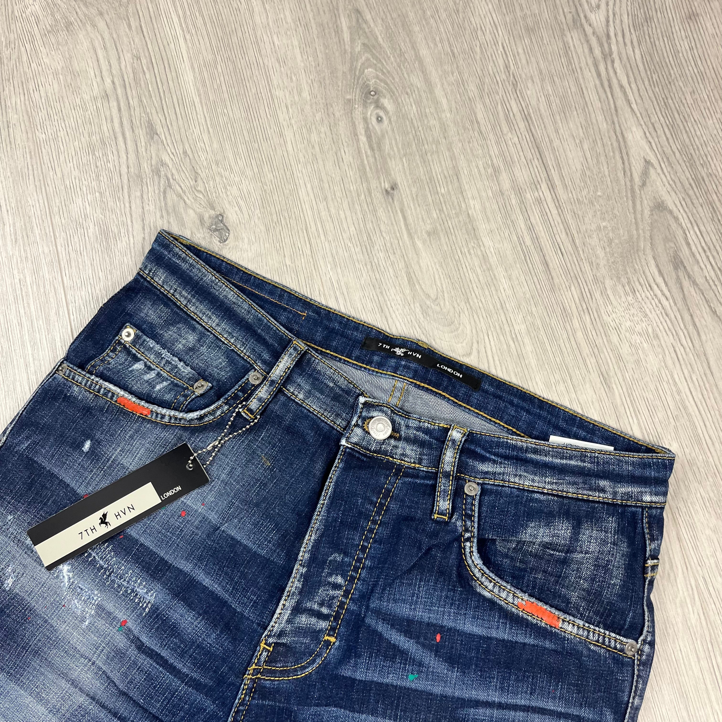 7TH HVN Slim Jeans - Blue