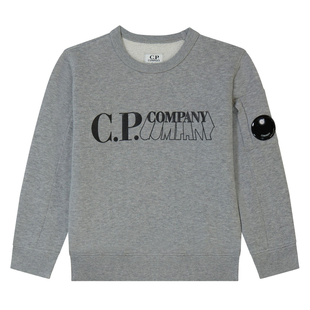 Kids CP Company Grey Lens Sweatshirt