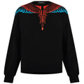 Marcelo Burlon Black Wings Knitted Sweatshirt