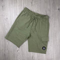 CP Company Jersey Shorts - Moss Gray