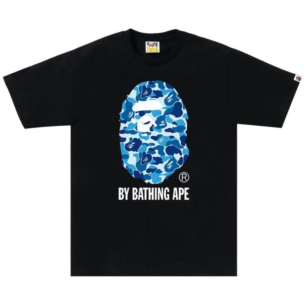 BAPE BIG APE HEAD CAMO T-SHIRT BLACK / BLUE