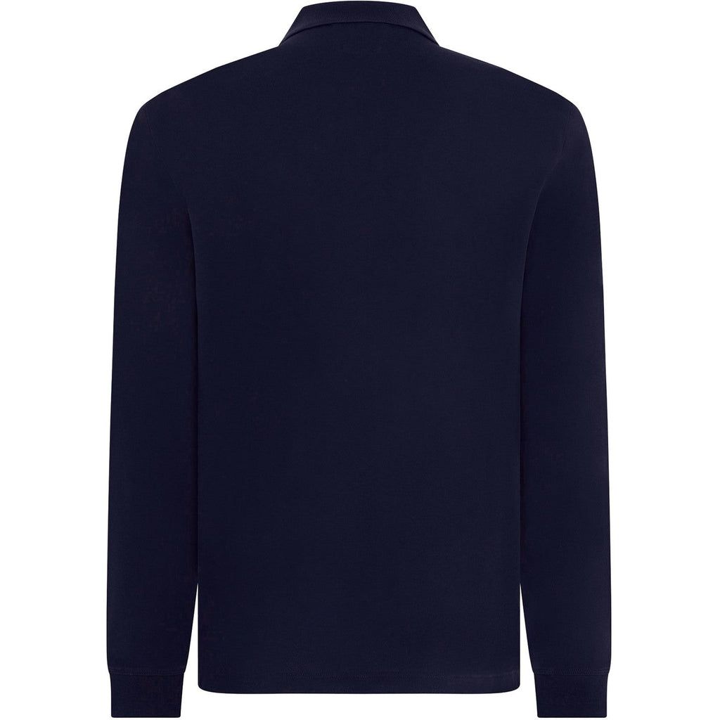 CP Company Navy Long Sleeved Polo