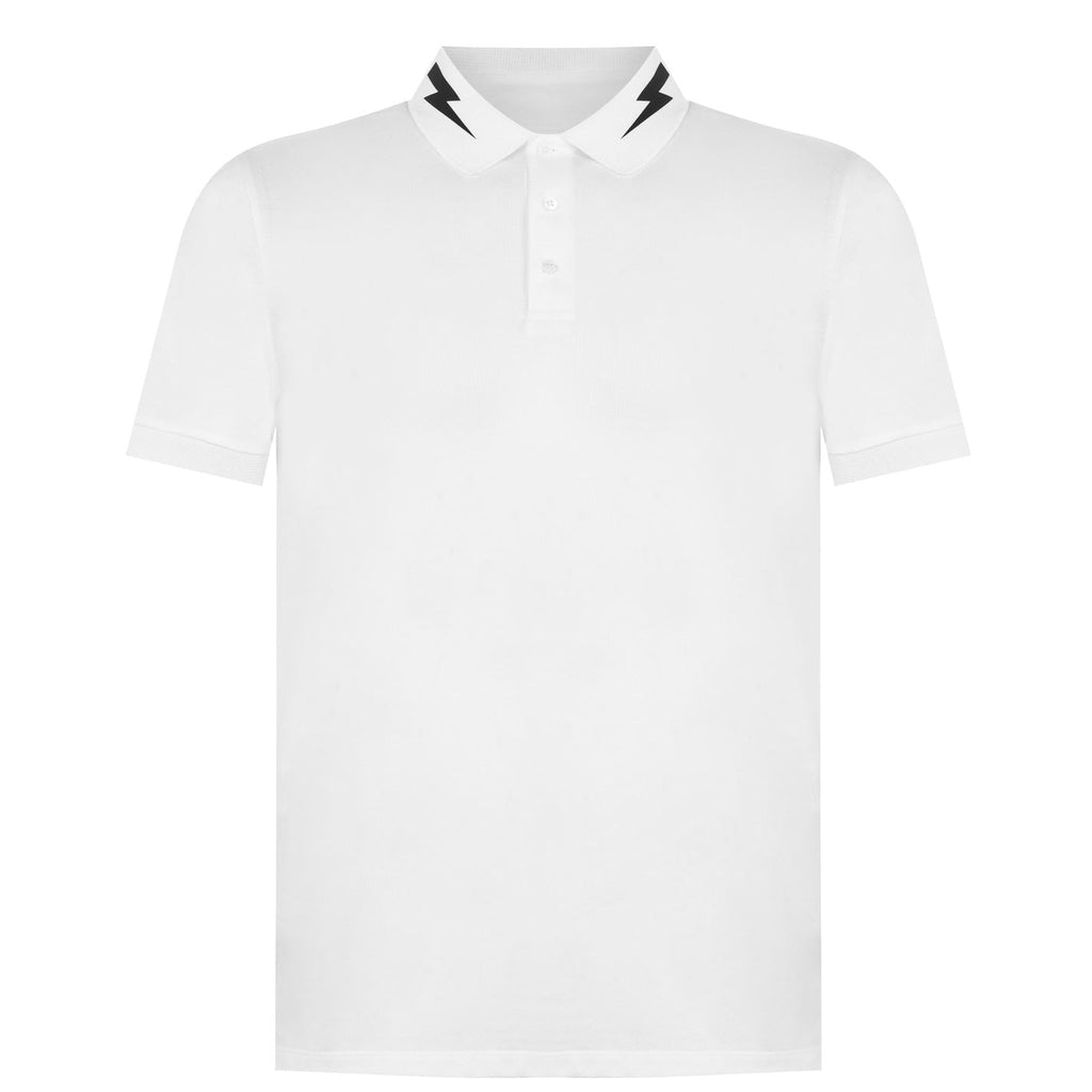 Neil Barrett Black Bolt Polo Shirt