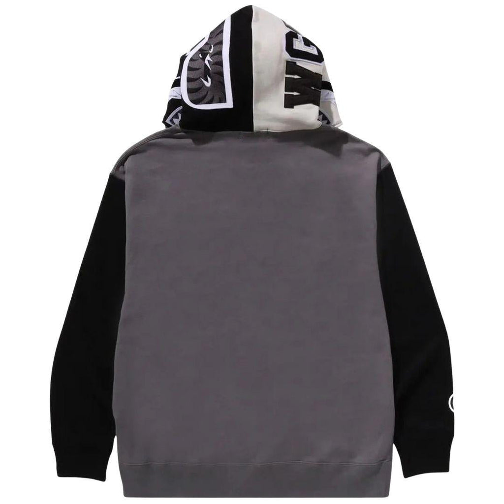 BAPE SHARK #1 FULL ZIP HOODIE BLACK/GREY