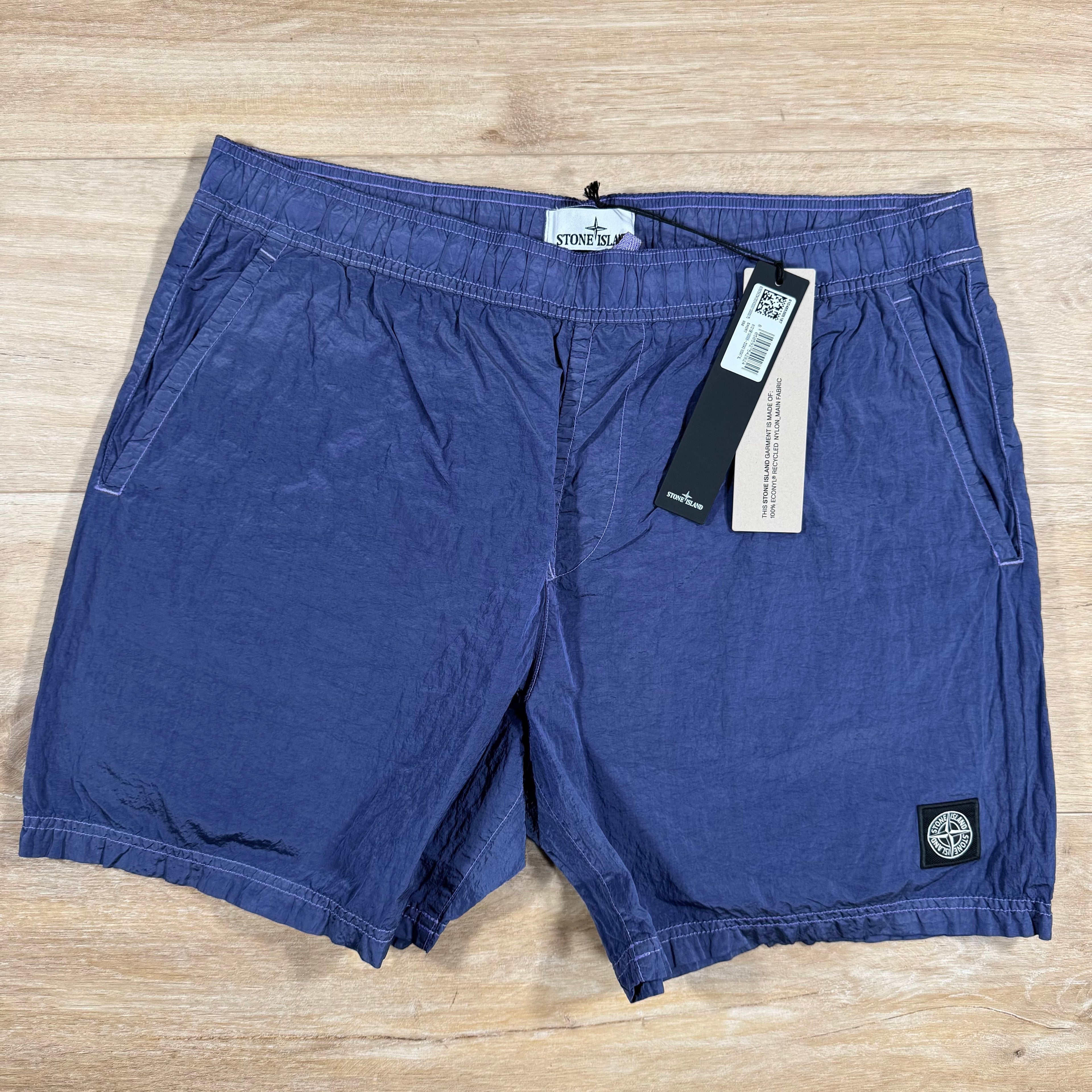 Stone Island Nylon Metal Swim Shorts in Lavender
