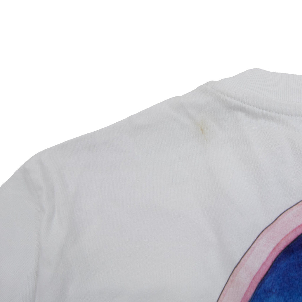 Pre-Loved Vue De L Arche Printed T Shirt White Small