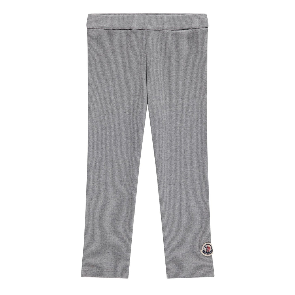 Kids Moncler Grey Logo Leggings