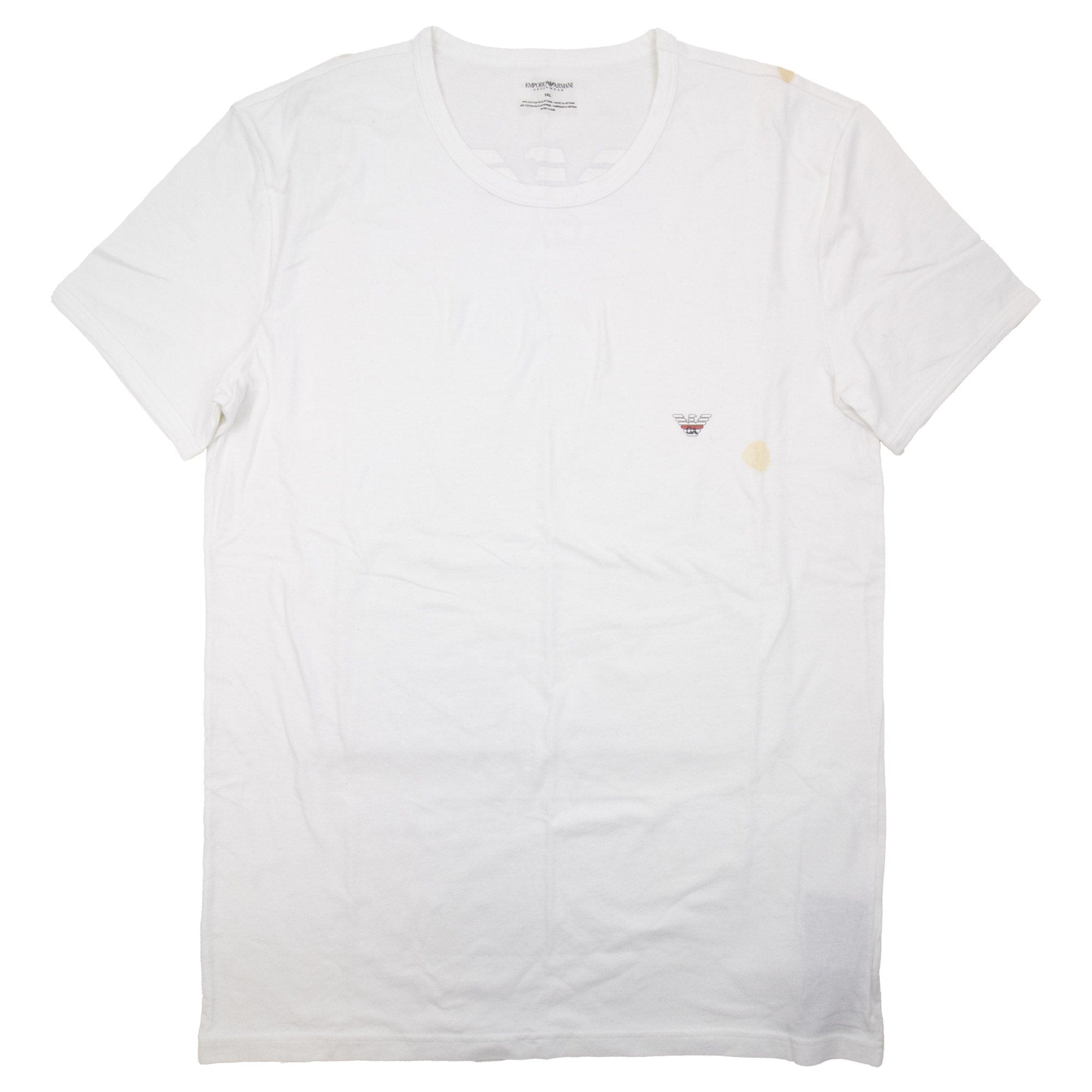 Pre-Loved EA Underwear Back Logo Tee White 2XL