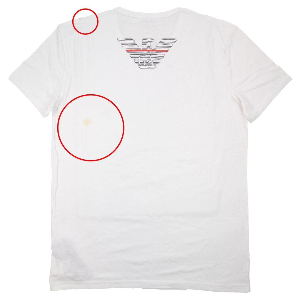Pre-Loved EA Underwear Back Logo Tee White 2XL