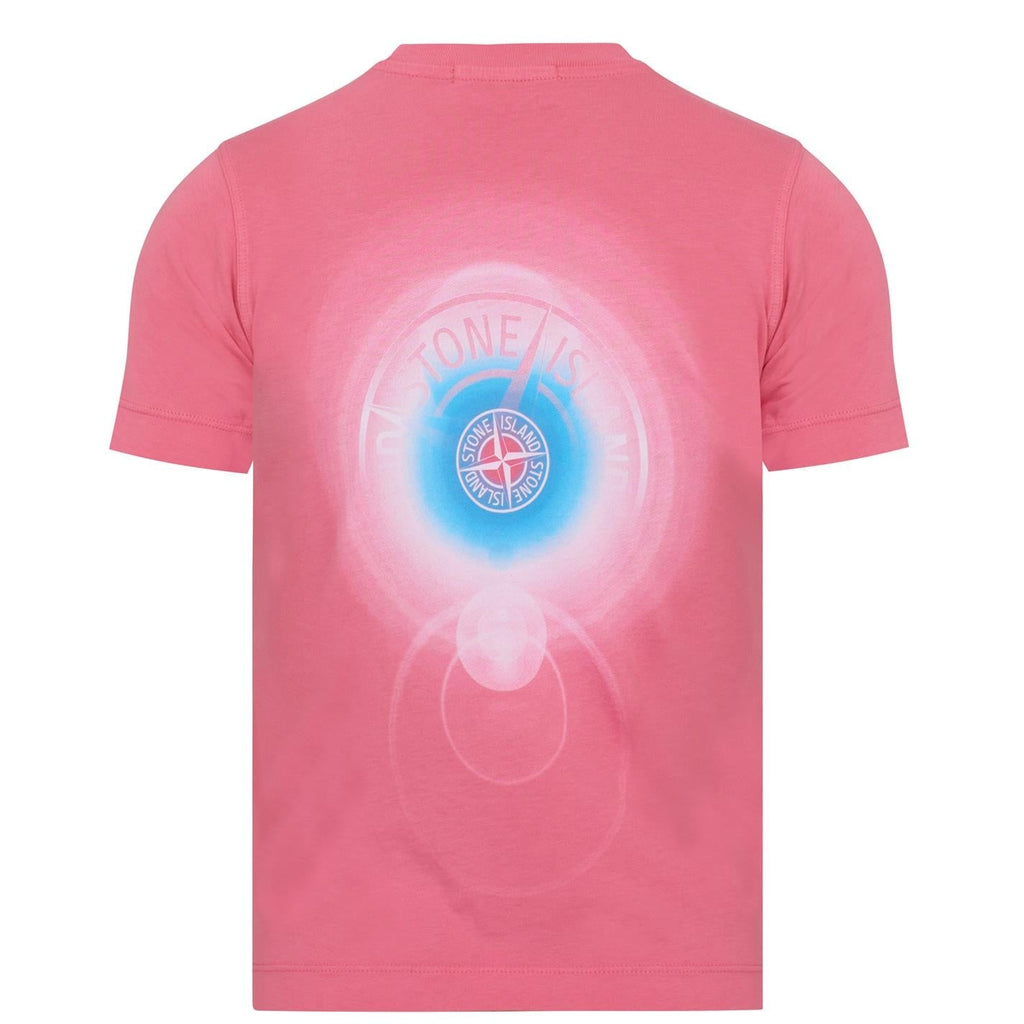Stone Island Junior Pink Logo T-Shirt
