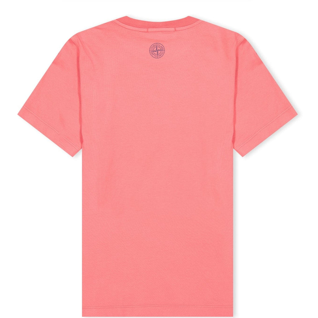 Stone Island Junior Two-Tone Logo T-Shirt