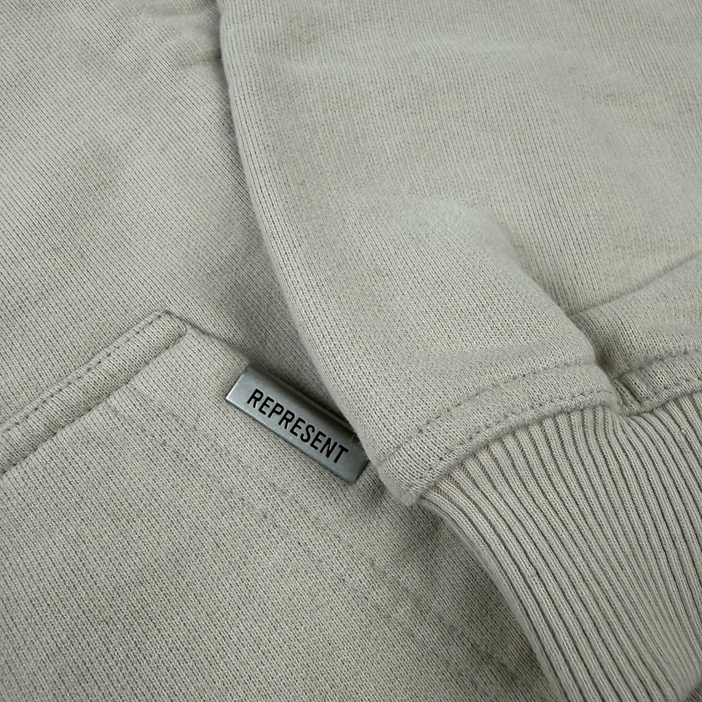 Represent 'Script' Hoodie - Concrete