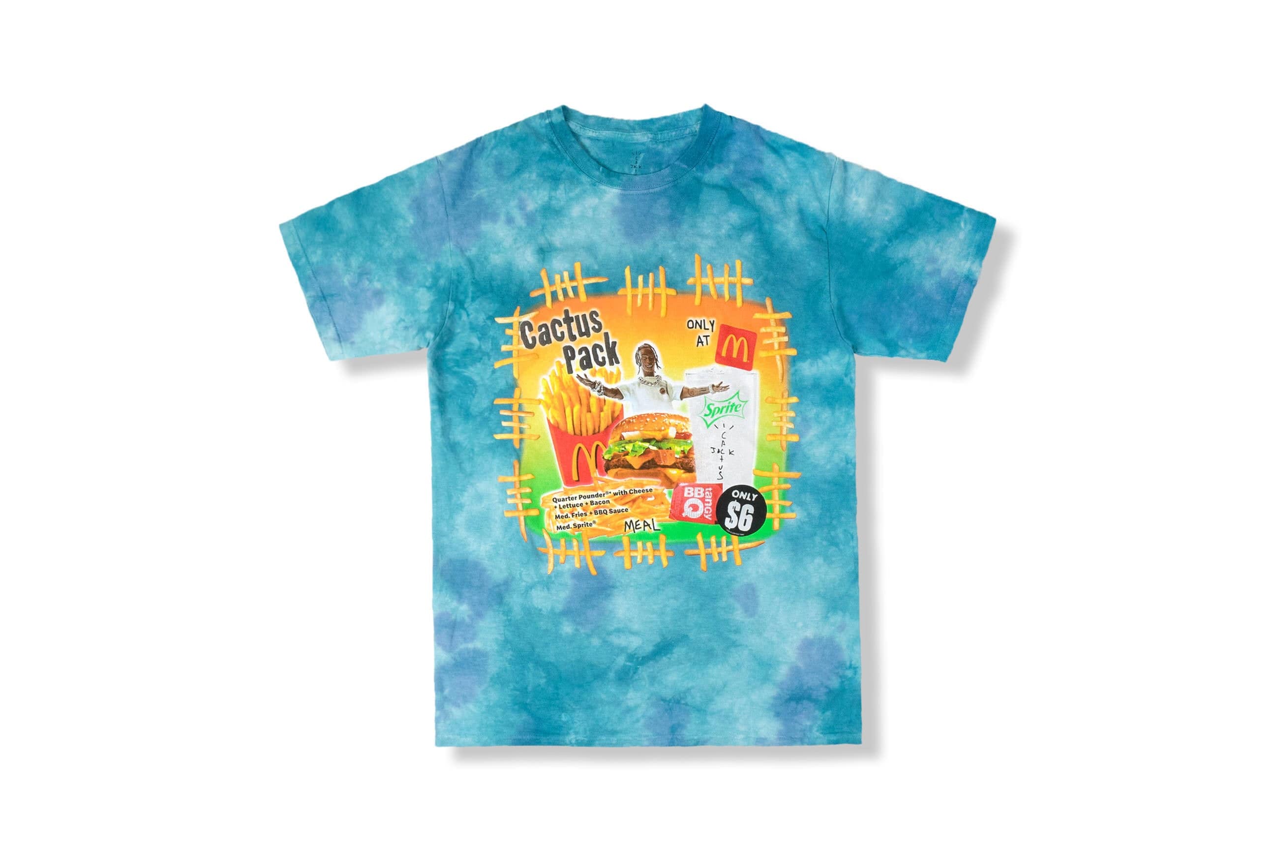 TRAVIS SCOTT PACK VINTAGE BOOTLEG T-SHIRT BLUE