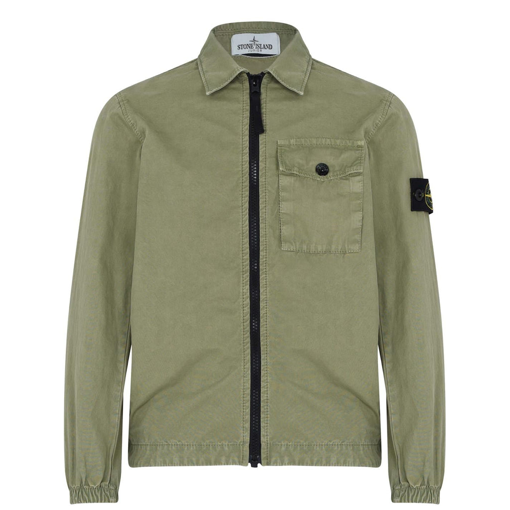 Stone Island Junior Khaki Overshirt