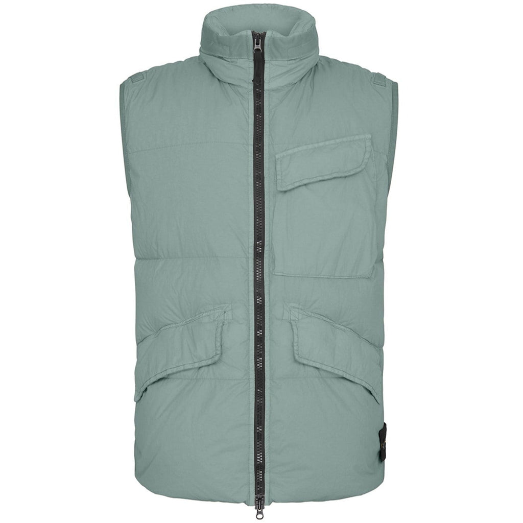 Stone Island Salvia Crinkle Reps Bodywarmer