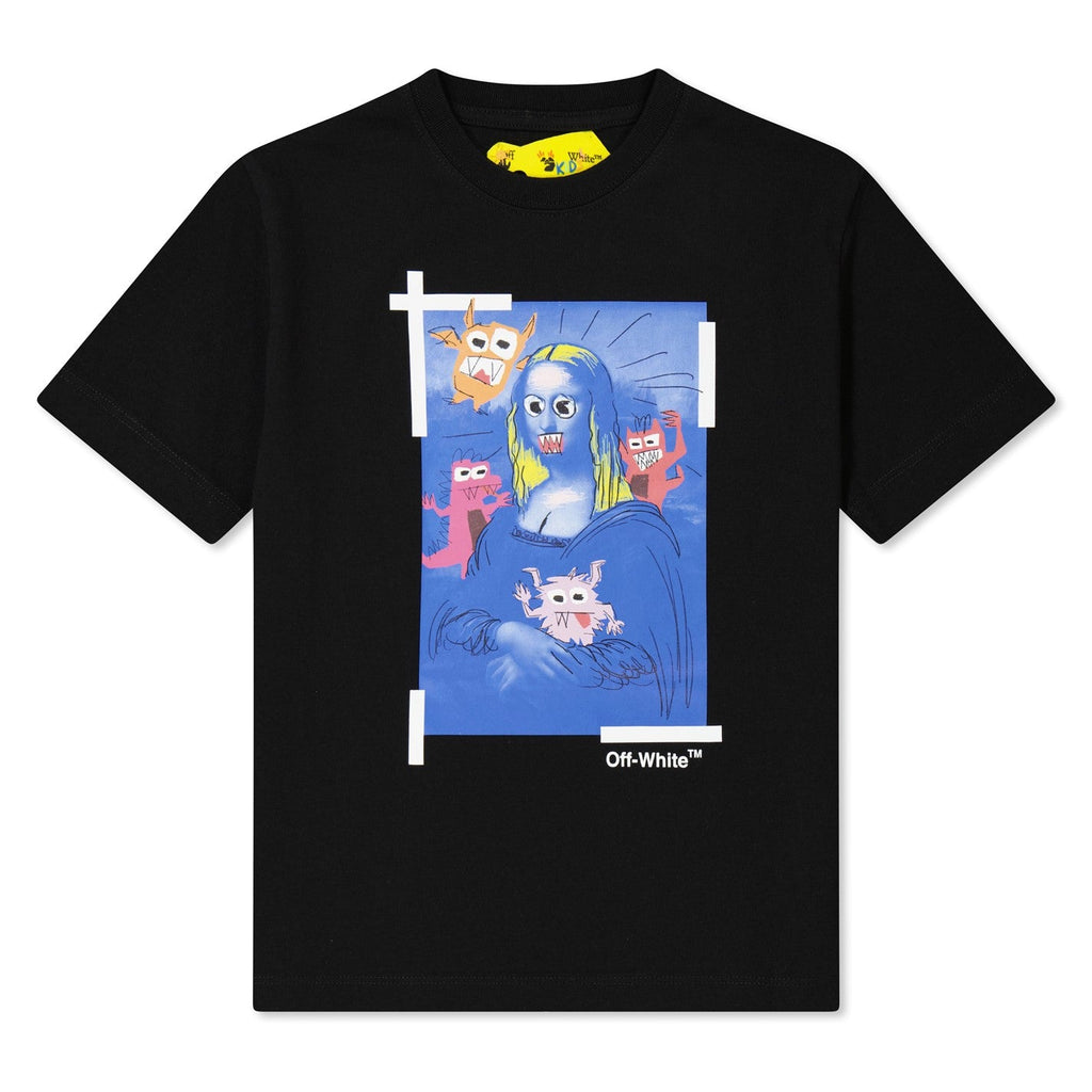 Kids Off-White Black Monsterlisa T-Shirt