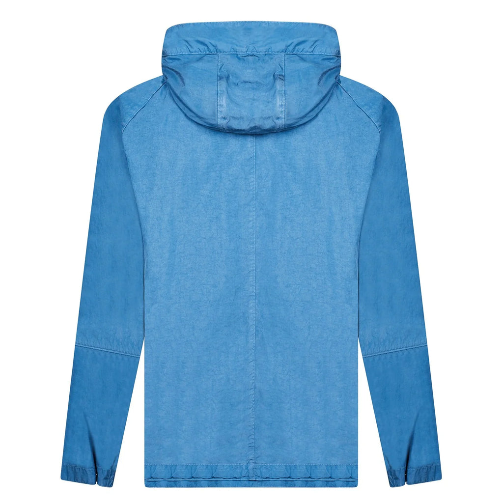 Stone Island Blue Logo Zip Jacket
