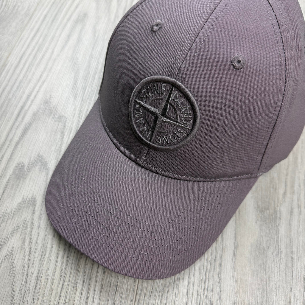 Stone Island Baseball Cap - Purple Grey