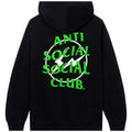 ANTI SOCIAL SOCIAL CLUB X FRAGMENT PRECIOUS PETALS HOODIE BLACK/GREEN