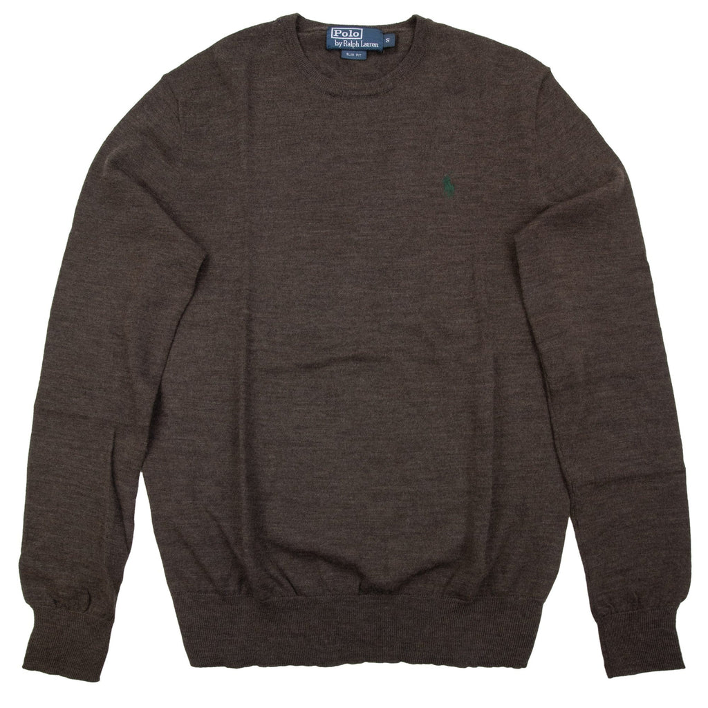 Pre-Loved Merino Wool Knitted Sweater Brown Small